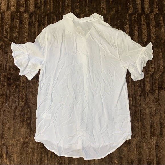 BEACH LUNCH LOUNGE New With Tags Nisa White Shirt Size XS - Picture 5 of 13